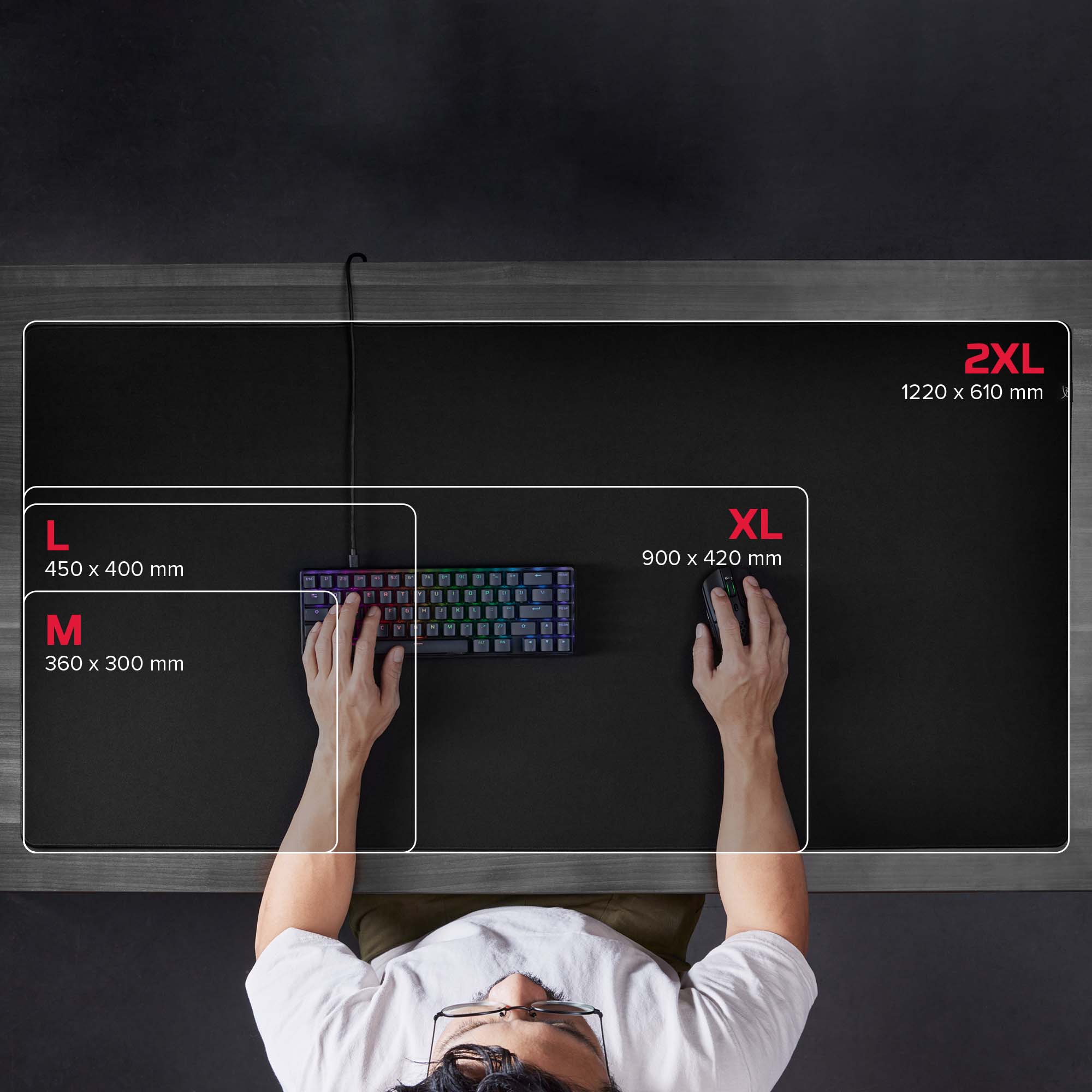 Mouse Pads - Explore the Pulsefire Mat Collection Upgrade your desk space with a HyperX gaming mouse pad. Available in various sizes, they deliver smooth precision, comfort, and stability for every gamer.