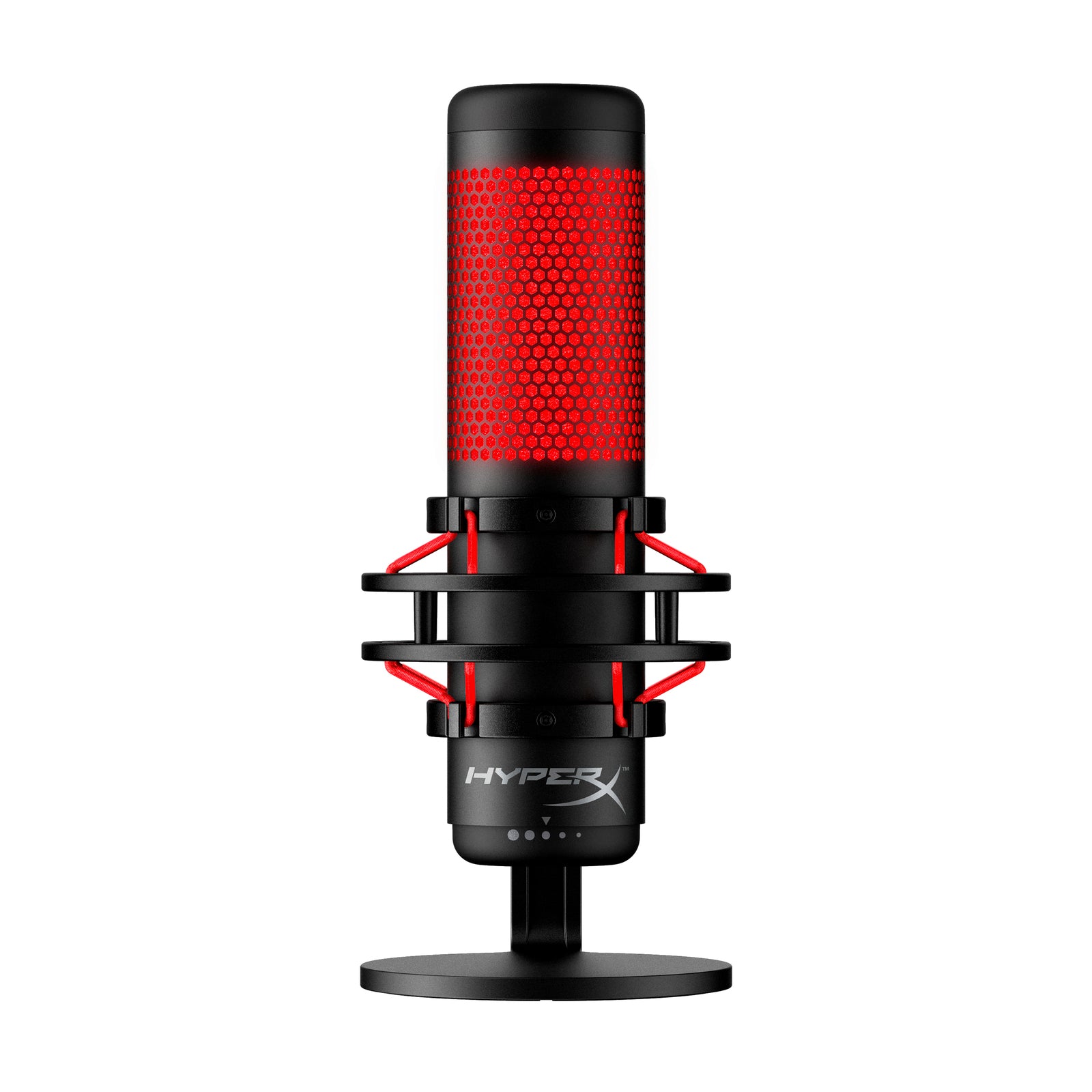 HyperX QuadCast – USB Microphone – Red Lighting