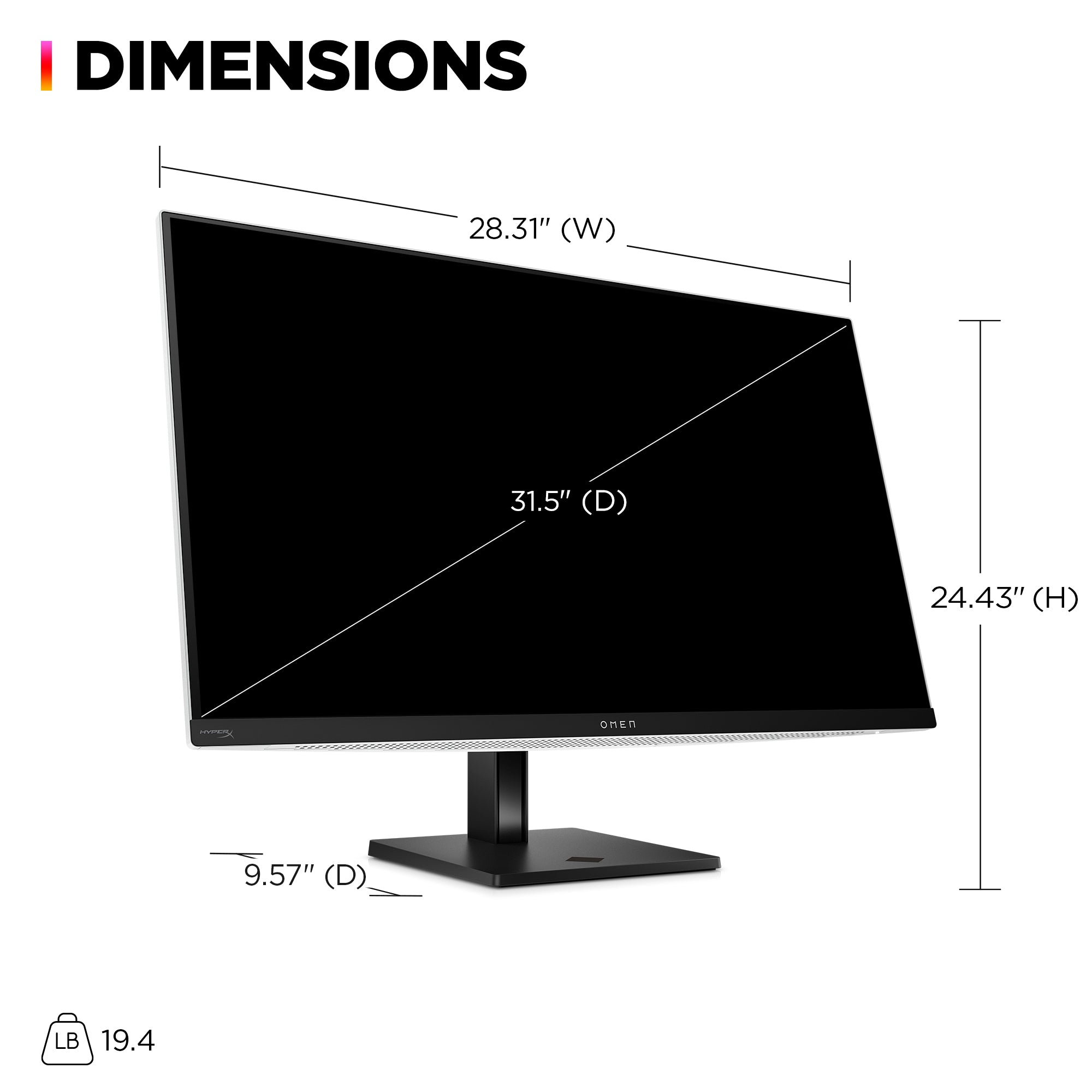 OMEN Transcend 31.5 inch UHD 240Hz OLED Gaming Monitor  - OMEN Transcend 32 - 10