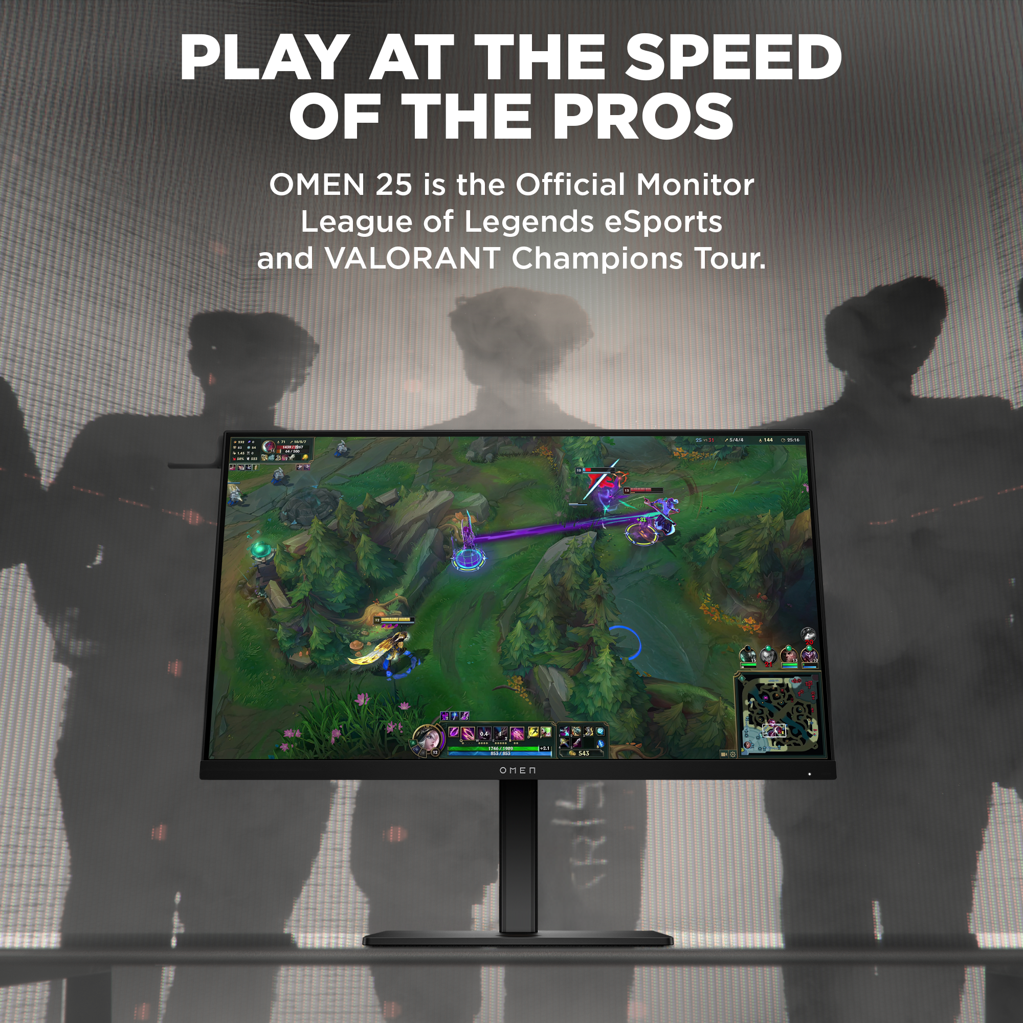 OMEN 24.5inch FHD 360Hz Gaming Monitor - OMEN 25 - 02