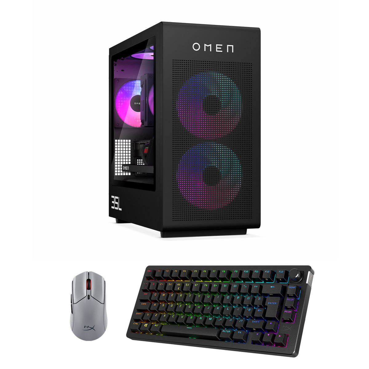 Desktop Bundle - OMEN 35L GT16-0001na + Alloy Rise 75 Wireless + Pulsefire Haste 2 Pro