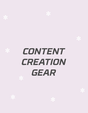 HyperX Gift Guide Panel - Content Creation on Pink Holiday Background