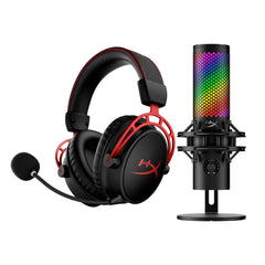 HyperX Bundle - Cloud Alpha Wireless Headset + QuadCast 2 S Microphone