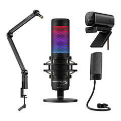 HyperX Bundle - QuadCast S + Caster + Vision S + Shield