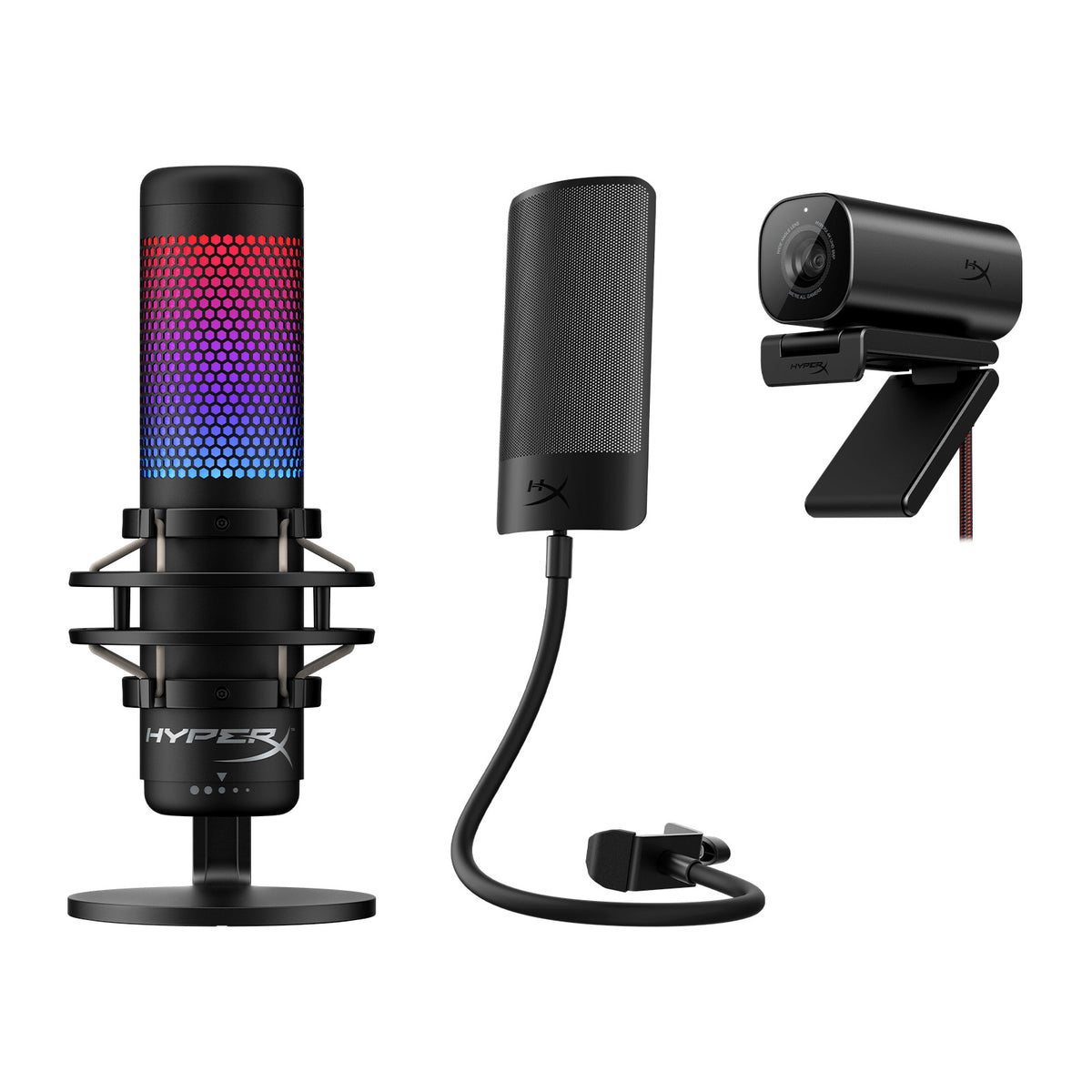 HyperX Creator Bundle - Quadcast S + Vision S + Shield