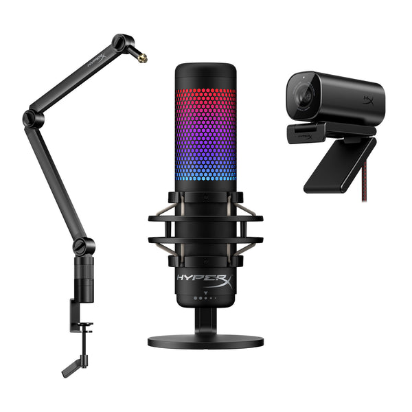 HyperX Creator Bundle - Quadcast S + Caster + Vision S HyperX Creator Bundle - Quadcast S + Caster + Vision S