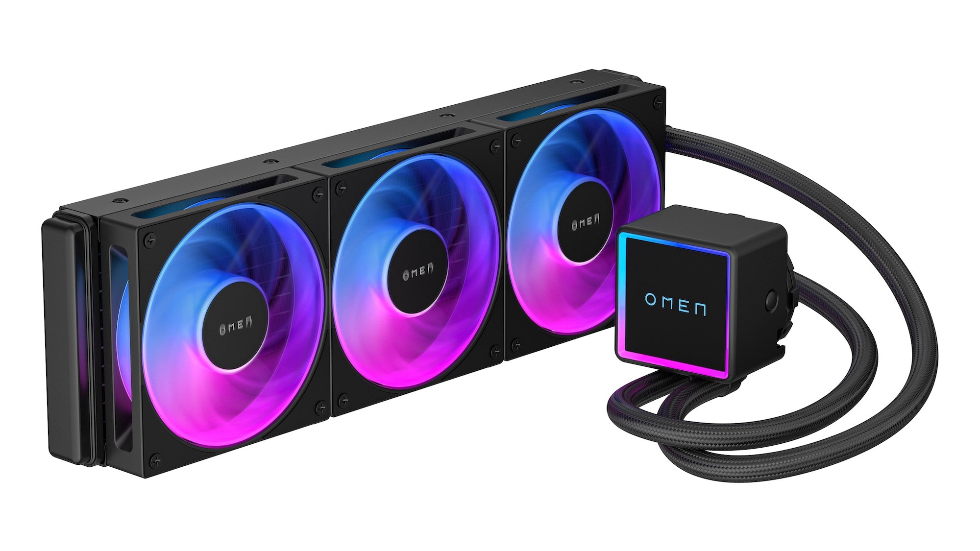 OMEN 360mm aRGB Liquid Cooler - Black - 02