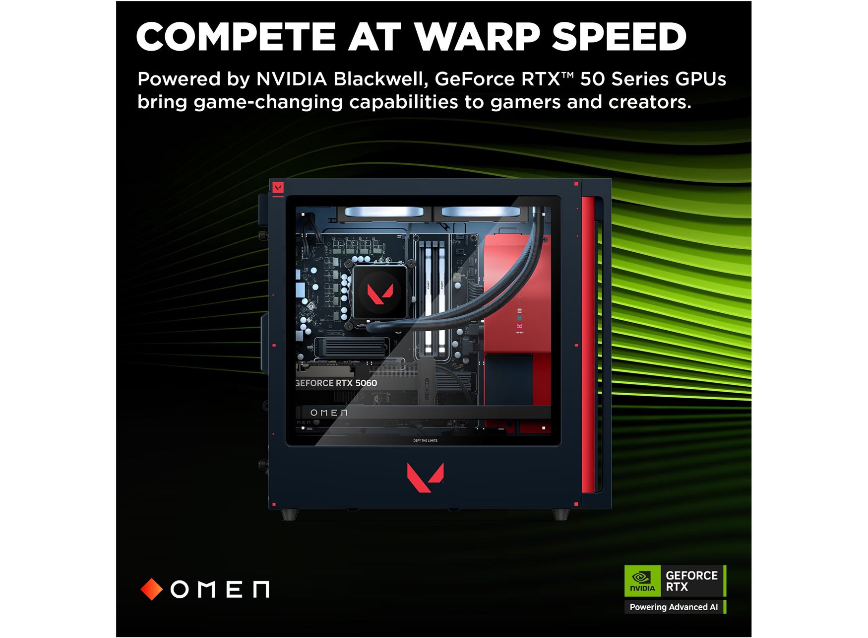 OMEN 35L VALORANT Limited Edition Gaming Desktop PC - NVIDIA® GeForce RTX™ 5060