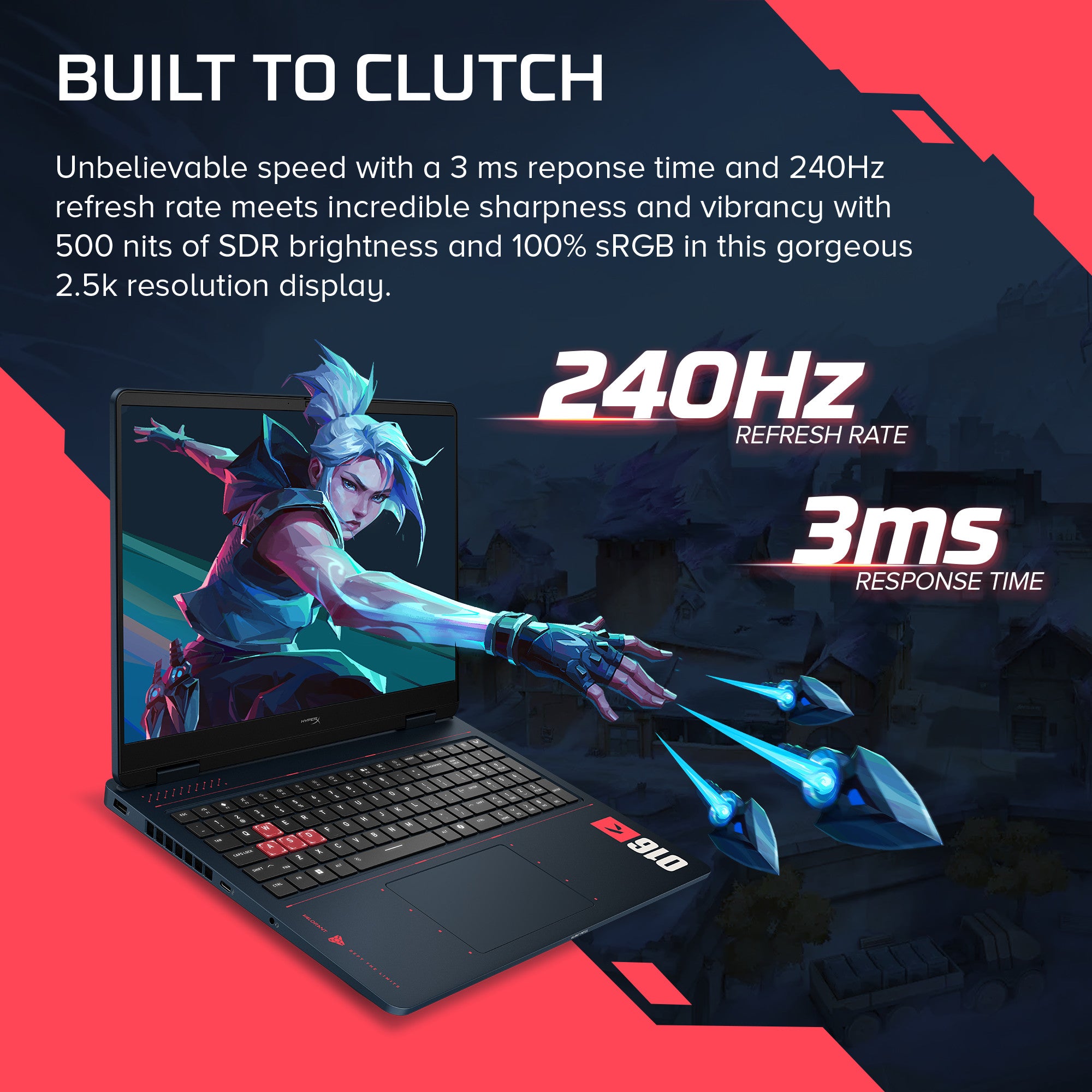 HyperX OMEN 16 inch Gaming Laptop PC 16-ap1303na - 04