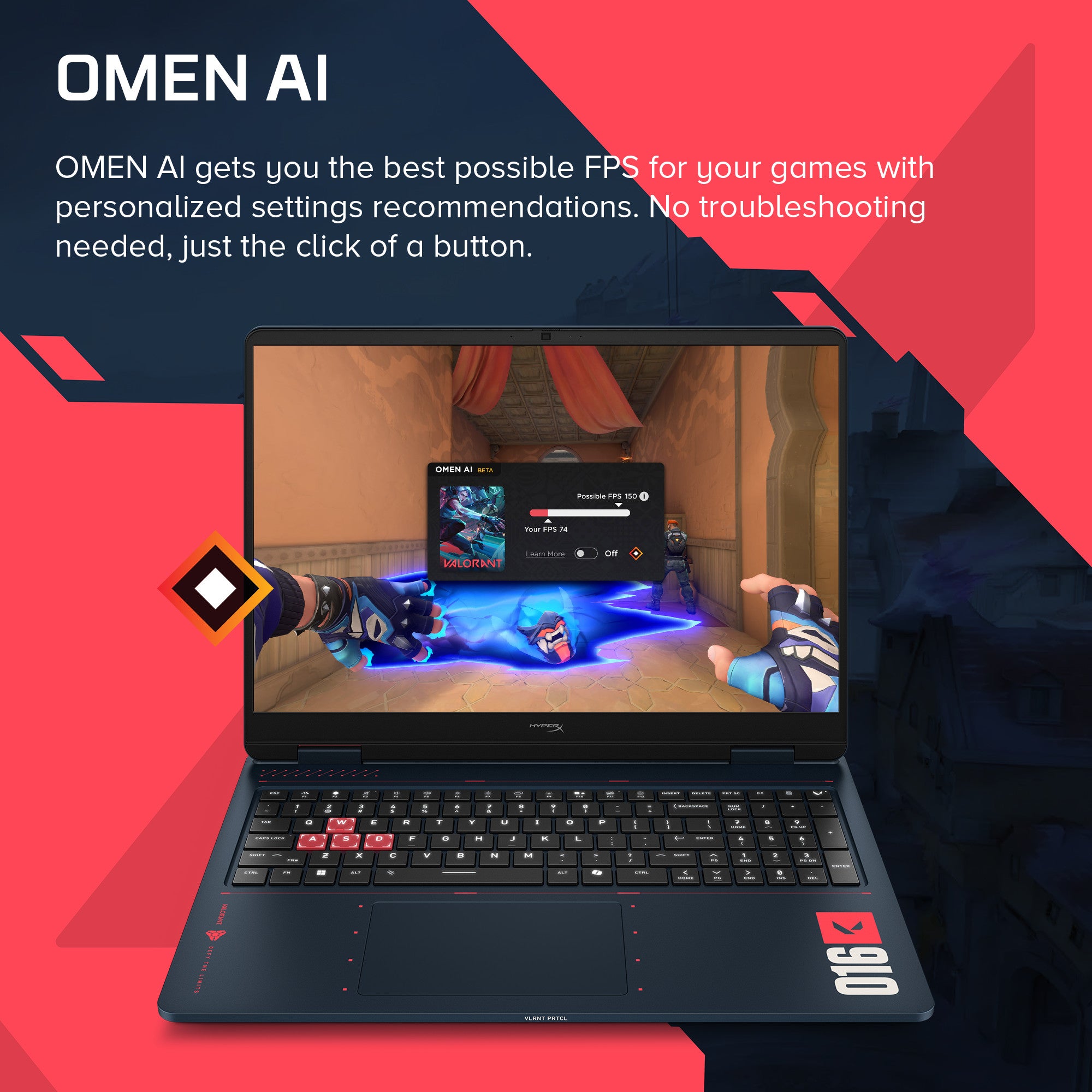 HyperX OMEN 16 inch Gaming Laptop PC 16-ap1303na - 07