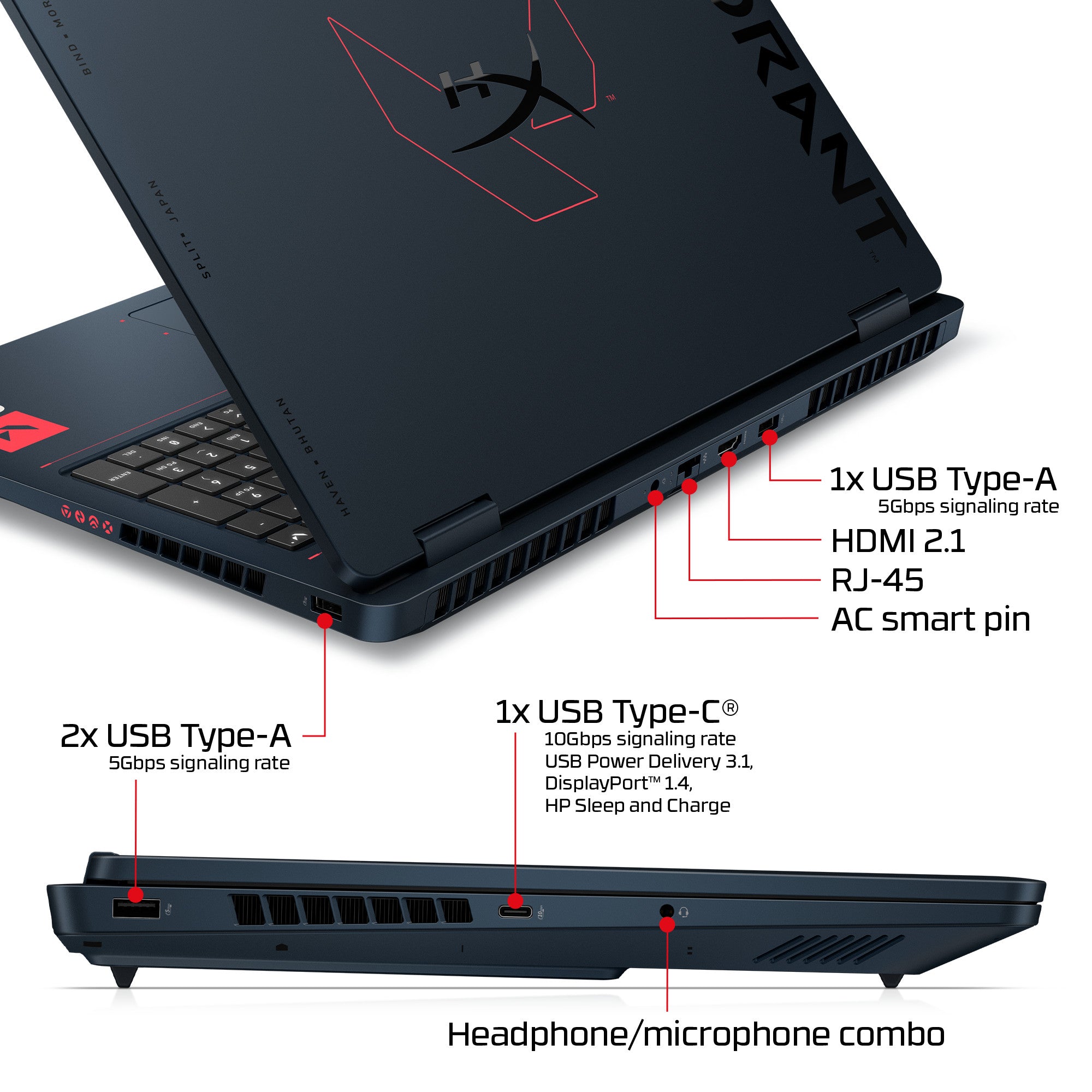 HyperX OMEN 16 inch Gaming Laptop PC 16-ap1303na - 11