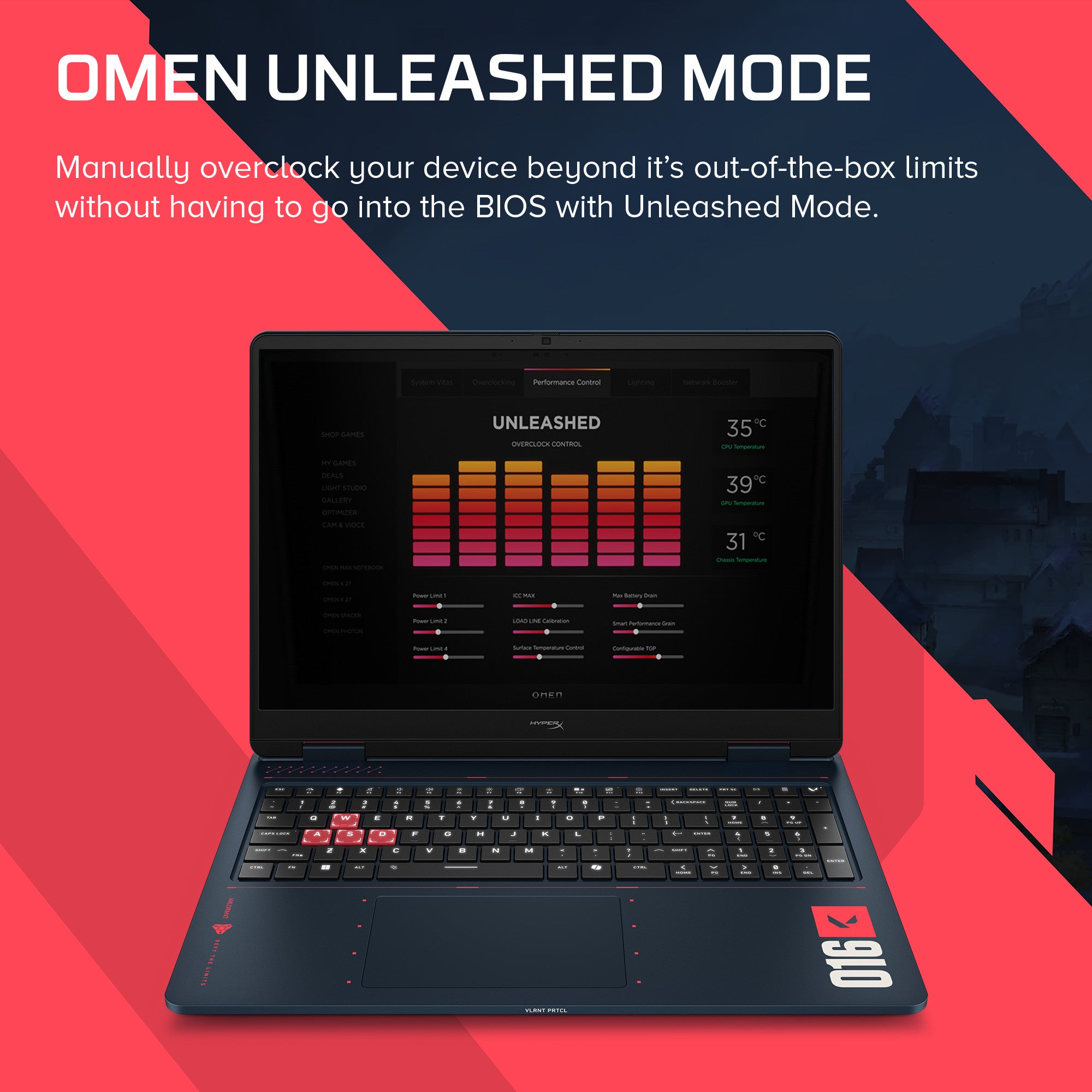 HyperX OMEN 16 inch Gaming Laptop PC 16-ap1303na - 08