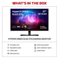 HyperX OMEN OLED 27 inch QHD 240Hz Gaming Monitor - OMEN OLED 27q - 10