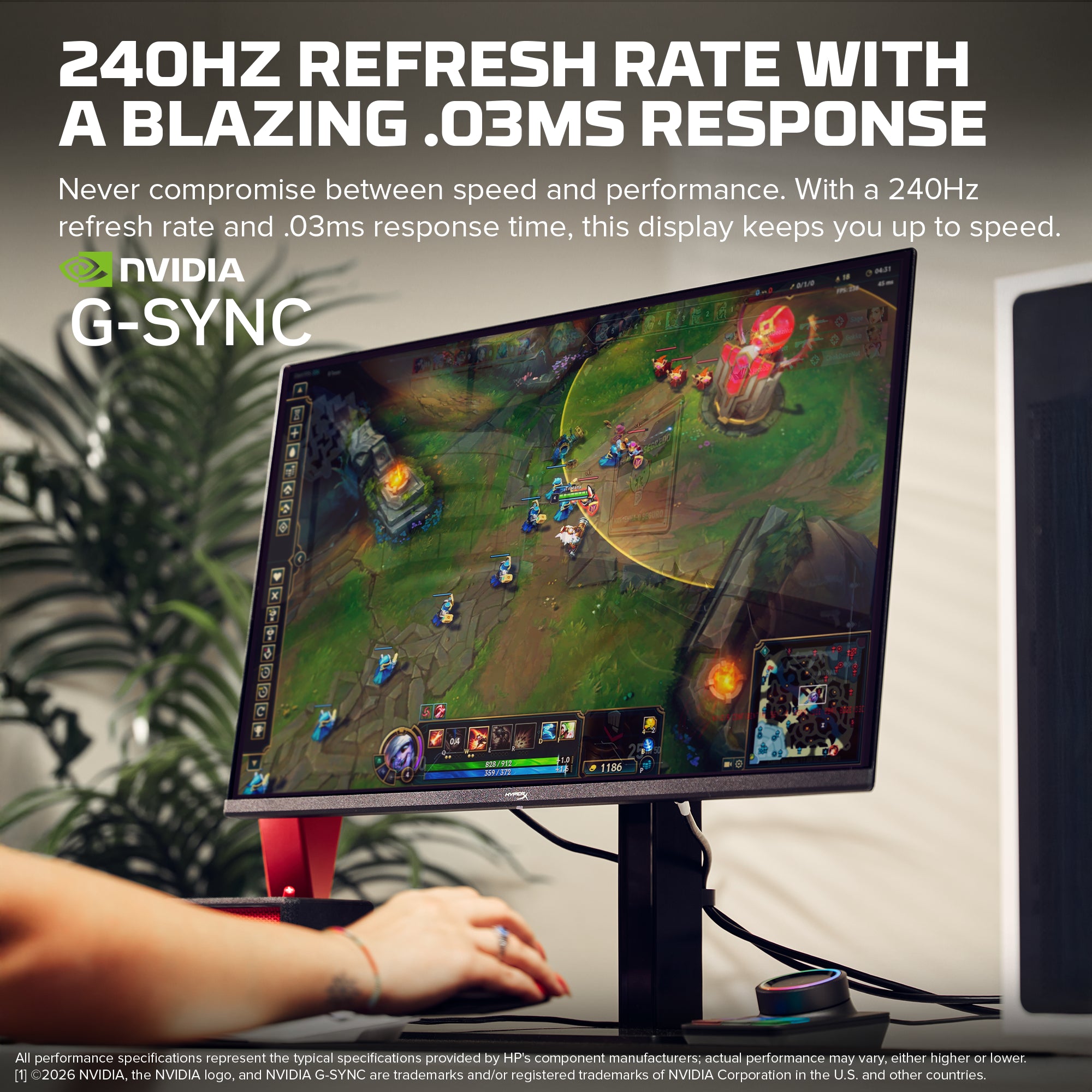 HyperX OMEN OLED 27 inch QHD 240Hz Gaming Monitor - OMEN OLED 27q - 04