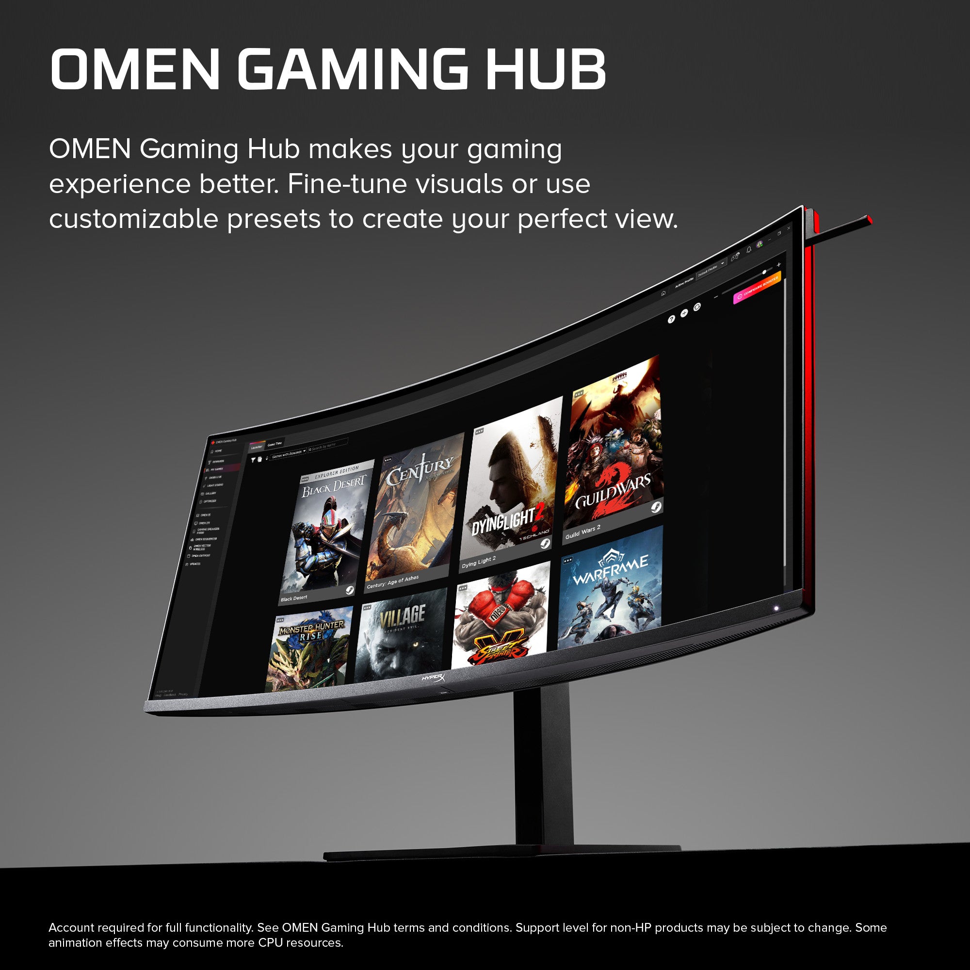 HyperX OMEN OLED 34 inch WQHD 360Hz Gaming Monitor - OMEN OLED 34 - 05