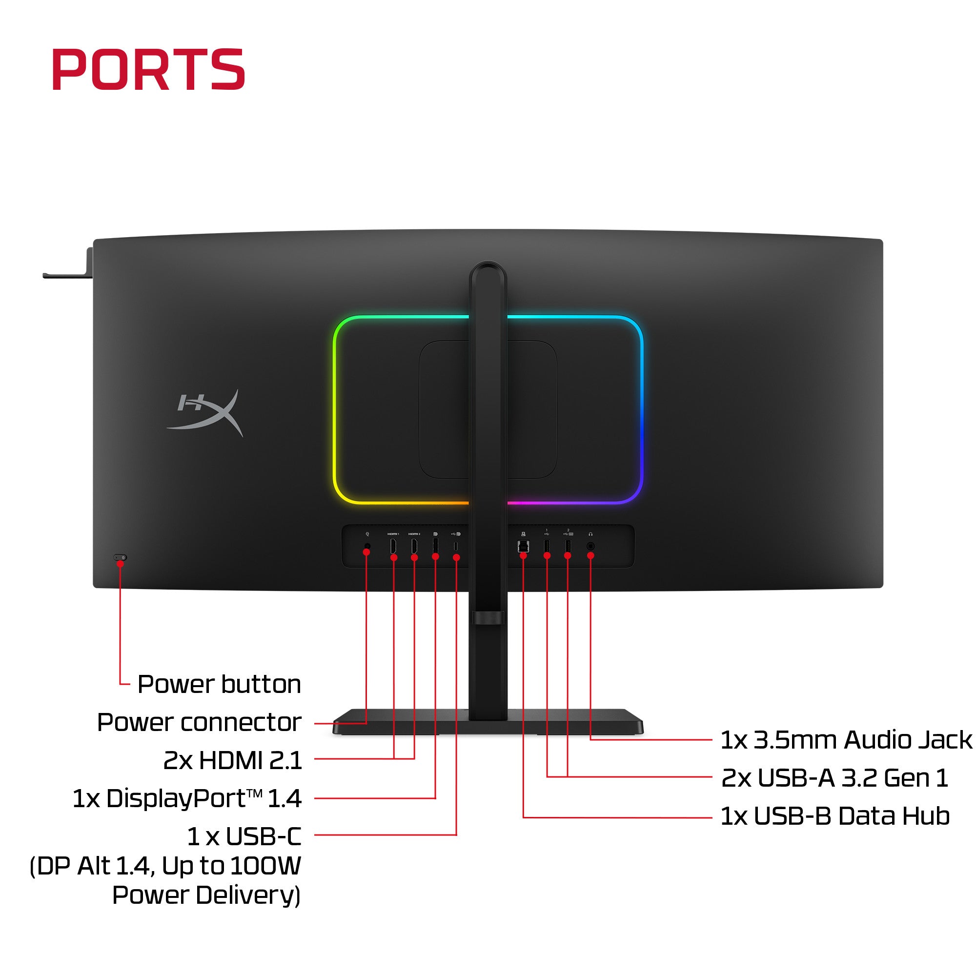 HyperX OMEN OLED 34 inch WQHD 360Hz Gaming Monitor - OMEN OLED 34 - 08