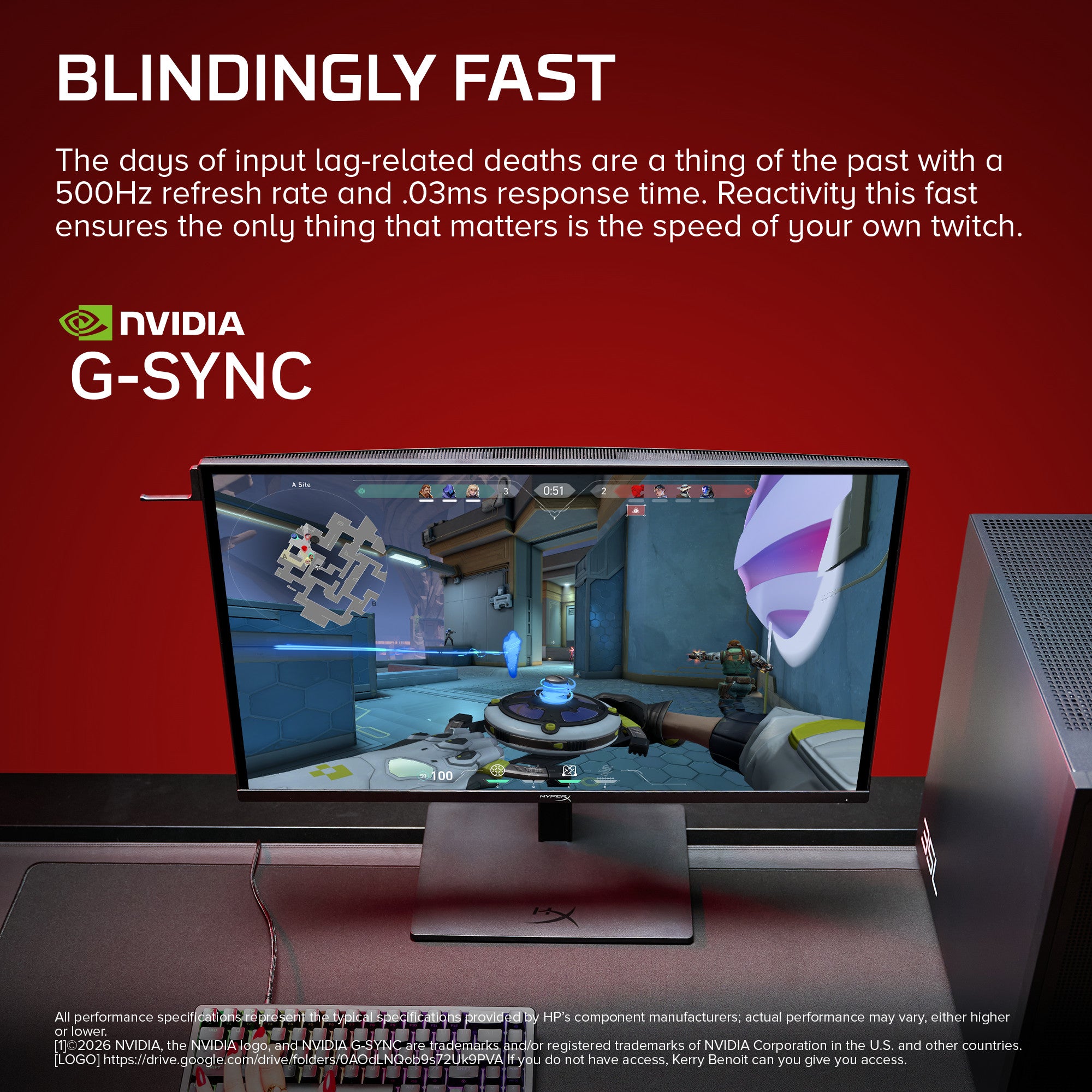 HyperX OMEN OLED 27 inch QHD 500Hz Gaming Monitor - OMEN OLED 27qs - 05