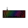 HyperX Alloy Origins 65 Gaming Keyboard Front View Showing RGB Lighting Effects