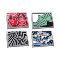 HyperX Badge Pack - Abstract Magnetic Badges - 02