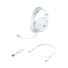 HyperX Cloud Flight 2 - Wireless Gaming Headset (White) - 09