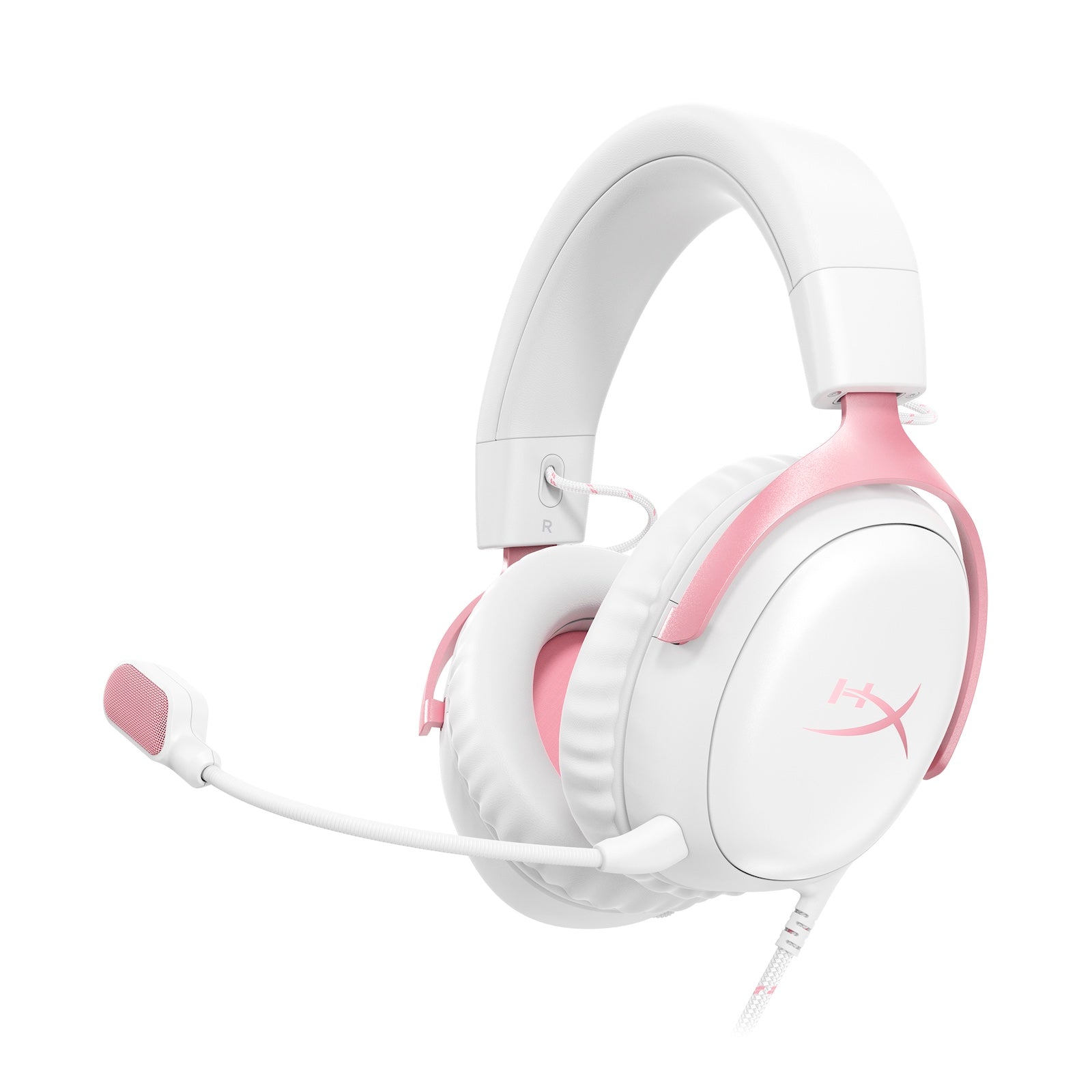 HyperX Cloud III - Gaming Headset (White/Pink) - 01