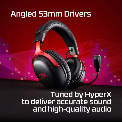HyperX Cloud III S Wireless Gaming Headset - 120h Akku, Bluetooth, 2,4GHz