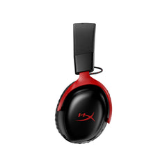 HyperX Cloud III S Wireless - Gaming Headset (Black-Red) - 02