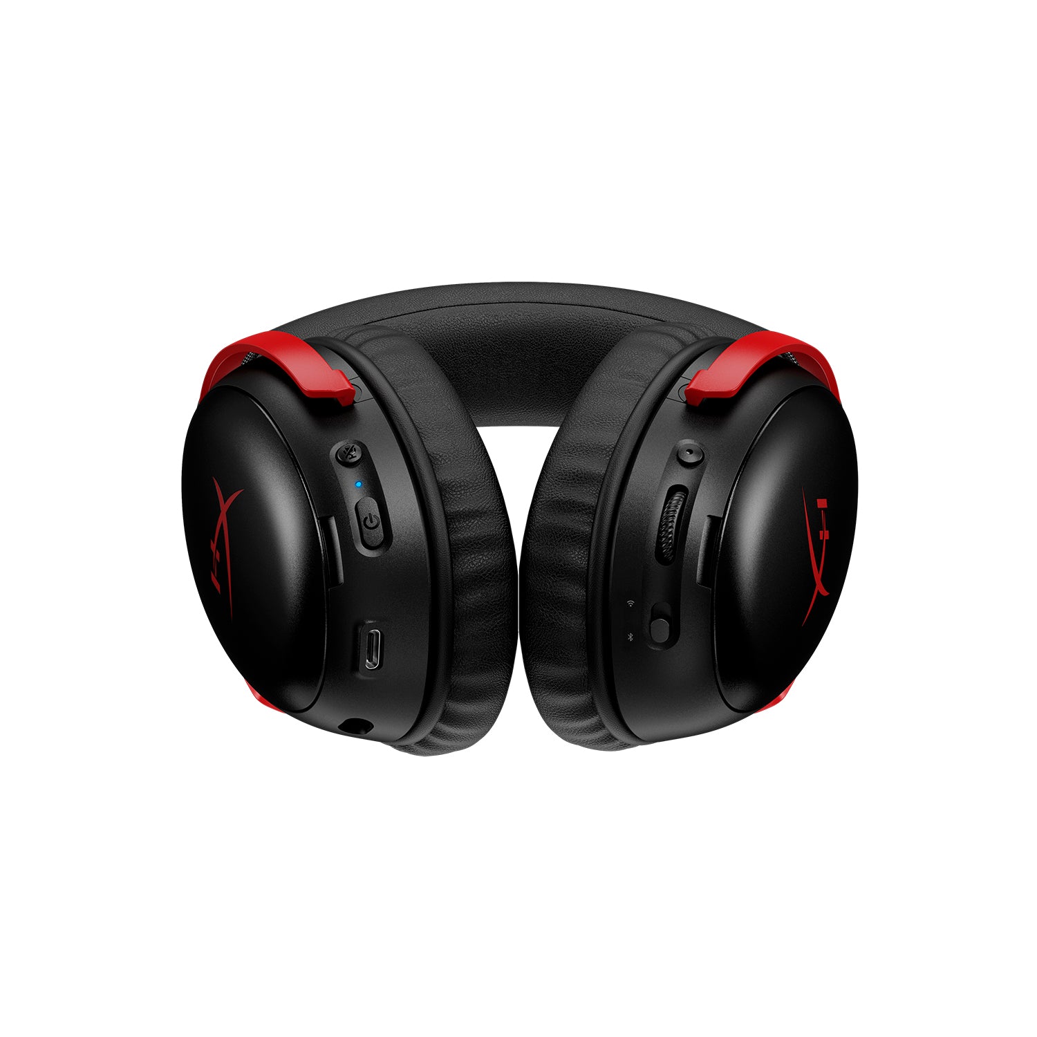 HyperX Cloud III S Wireless - Gaming Headset (Black-Red) - 06