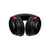 HyperX Cloud III Wireless Black-Red Gaming Headset - front view featuring controls and earcups