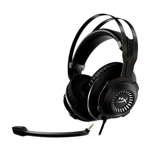HyperX Cloud Revolver gaming headset displaying the front left hand side featuring the detached noise cancelling microphone