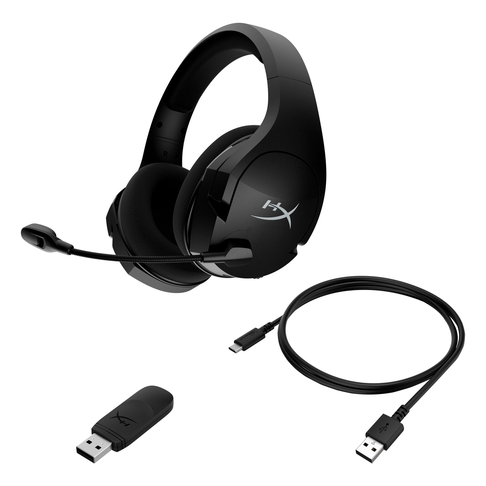 HyperX Cloud Stinger Core - Wireless Gaming Headset + 7.1 (Black) - 08
