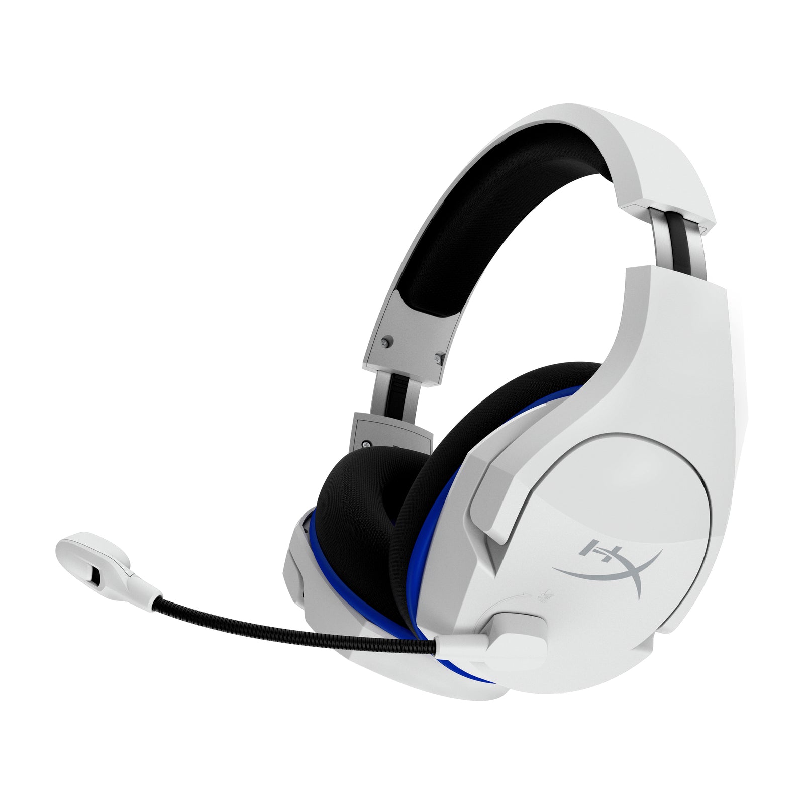 HyperX Cloud Stinger Core - Wireless Gaming Headset (White-Blue) - PS5-PS4 - 07