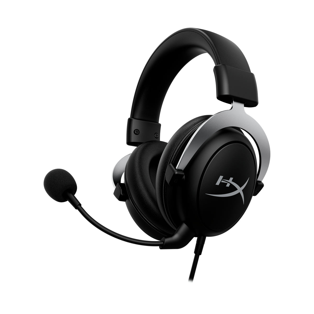CloudX gaming headset for Xbox displaying front left hand side displaying detachable microphone