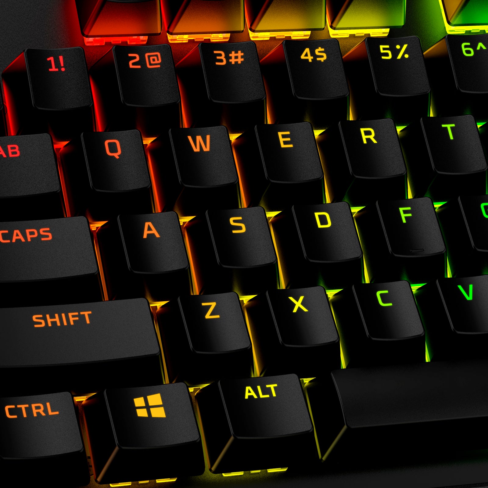 HyperX Full key Set Keycaps - PBT (Black) - 05