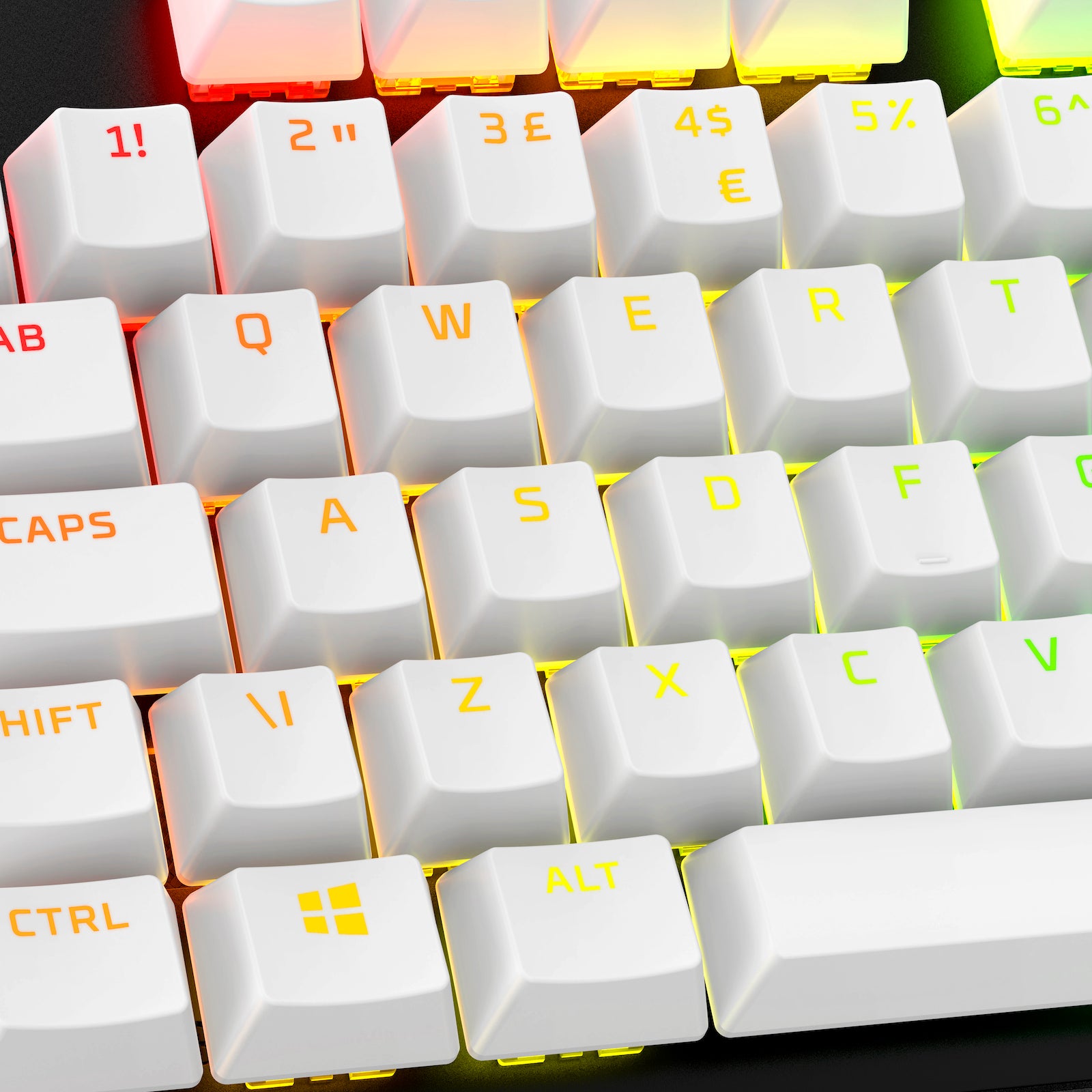 HyperX Full key Set Keycaps - PBT (Black) - 05