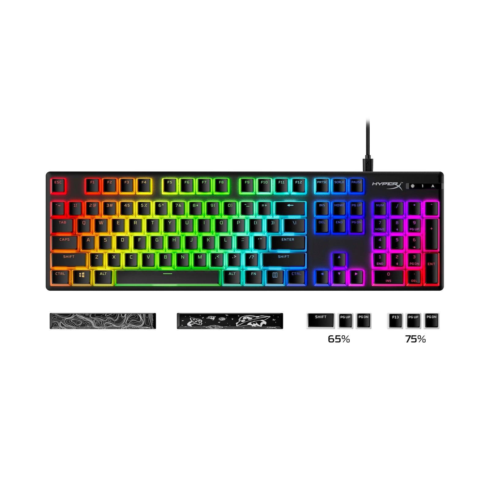 Hyperx Backpak Pudding Keycaps 2 - Full Key Set. | HyperX UK