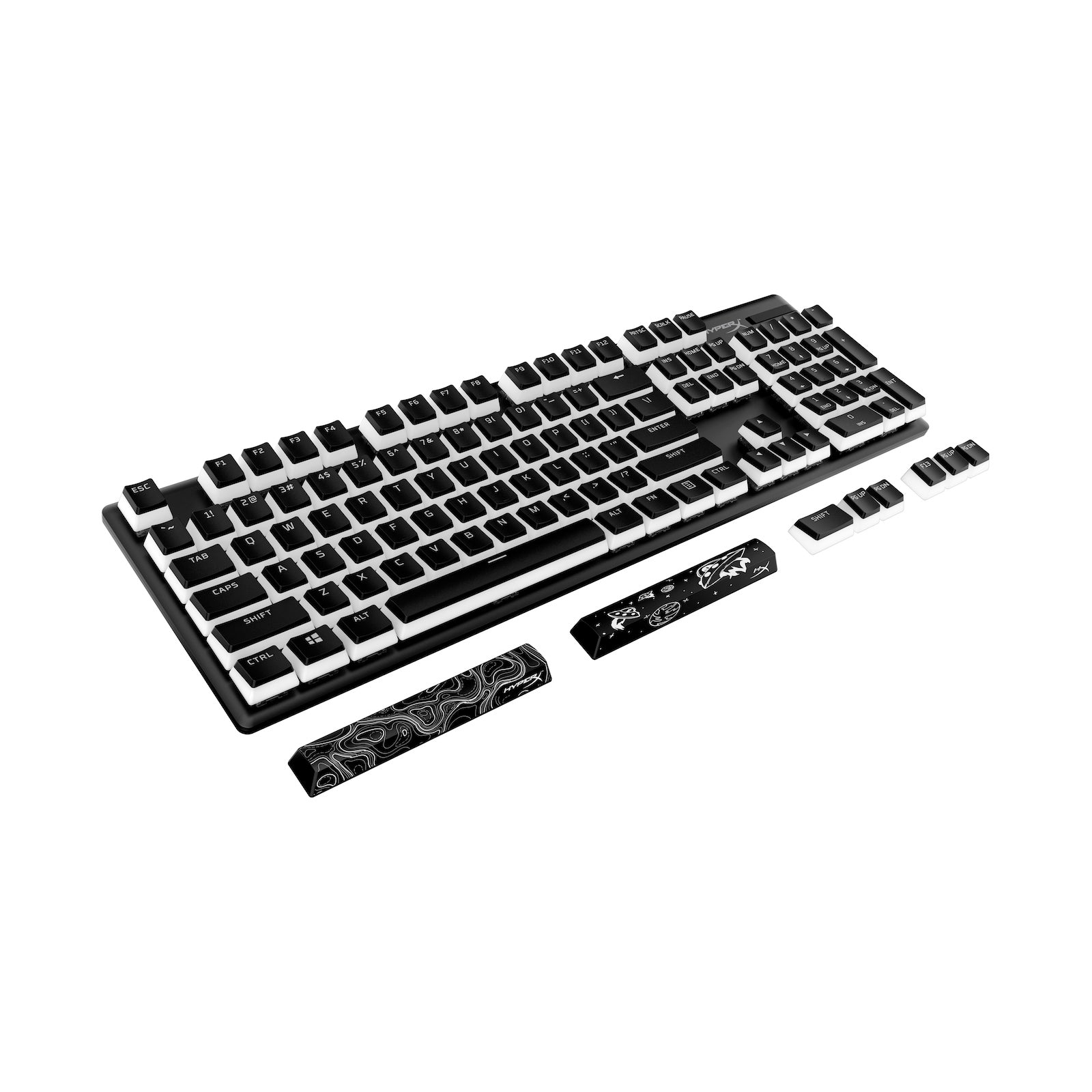 HyperX Pudding Keycaps 2 – Full Key Set – PBT