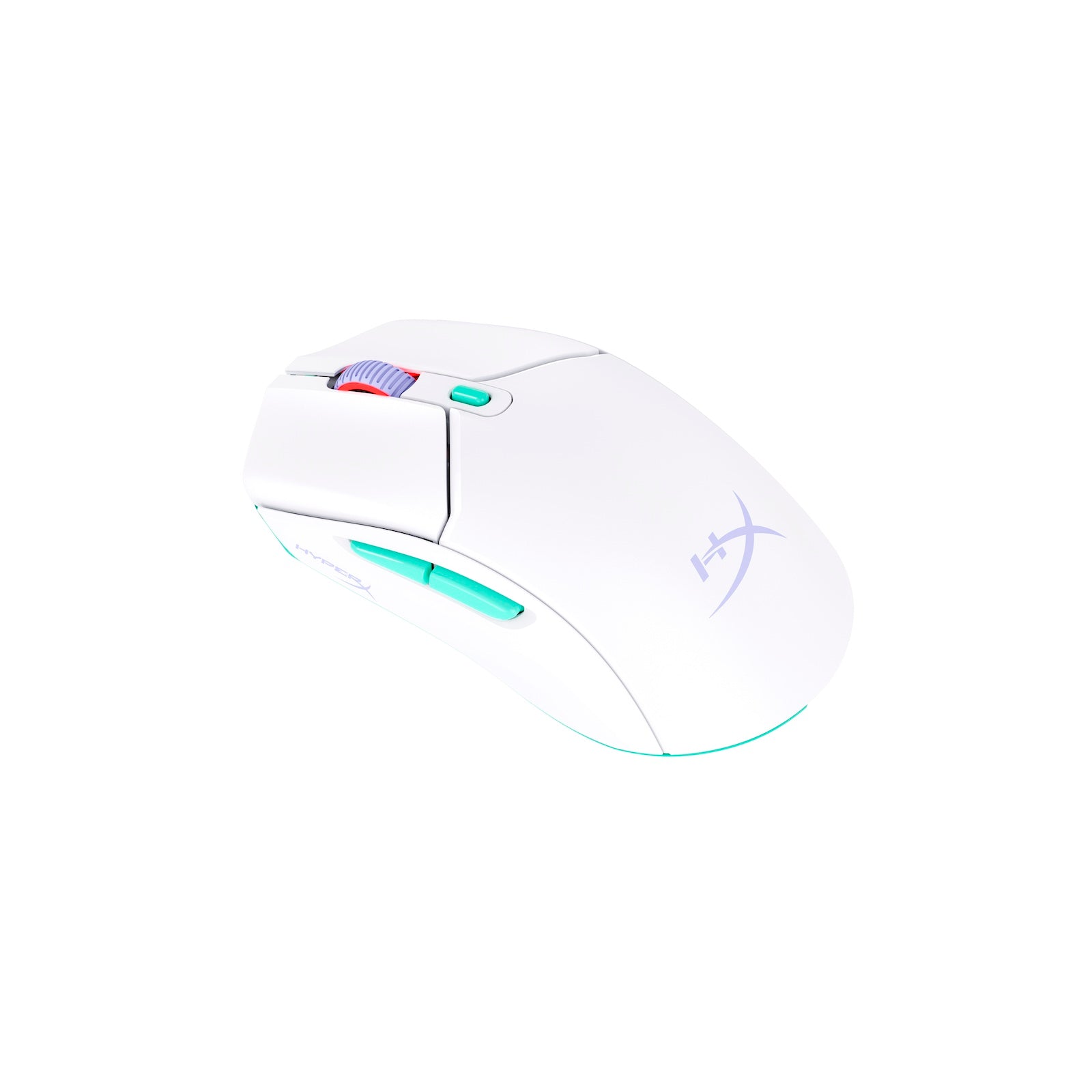 HyperX Pulsefire Haste 2 Core Wls - Gaming Mouse (Wht/Grn/Pur) - 02