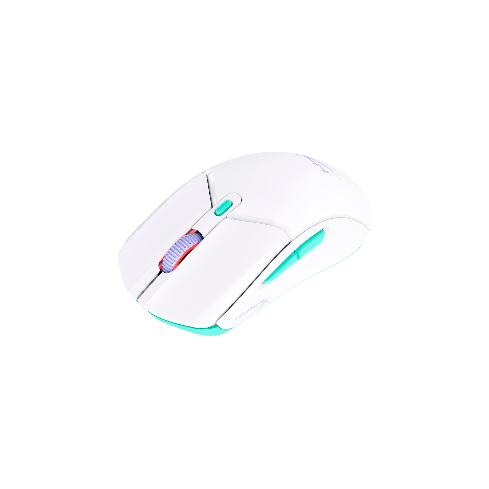 HyperX Pulsefire Haste 2 Core Wls - Gaming Mouse (Wht/Grn/Pur) - 03