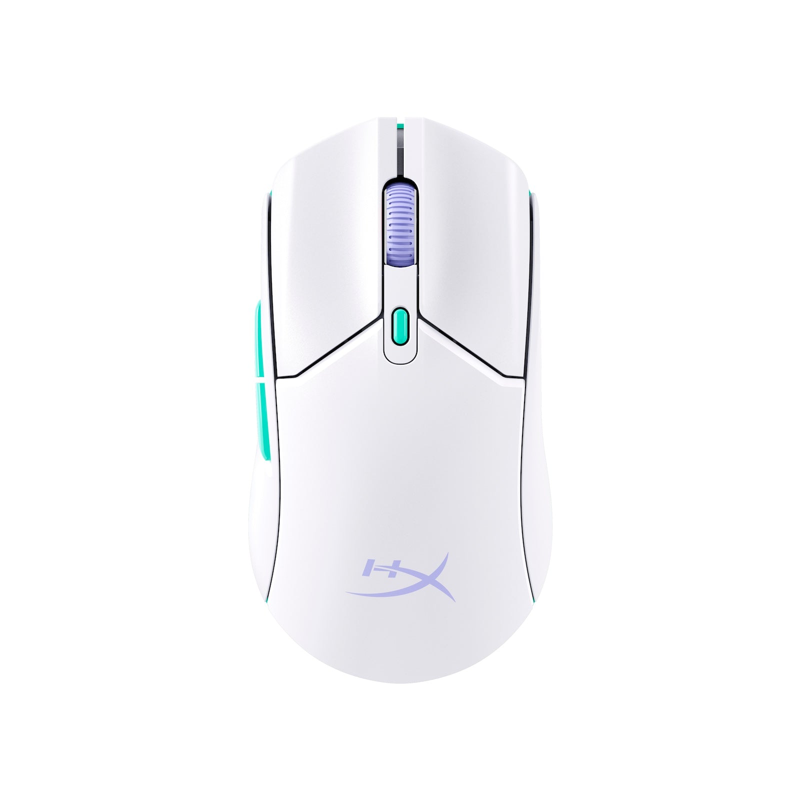 HyperX Pulsefire Haste 2 Core Wls - Gaming Mouse (Wht/Grn/Pur) - 09