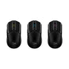 HyperX Pulsefire Haste 2 Mini Wireless Black Gaming Mouse - view from above displaying RGB effects
