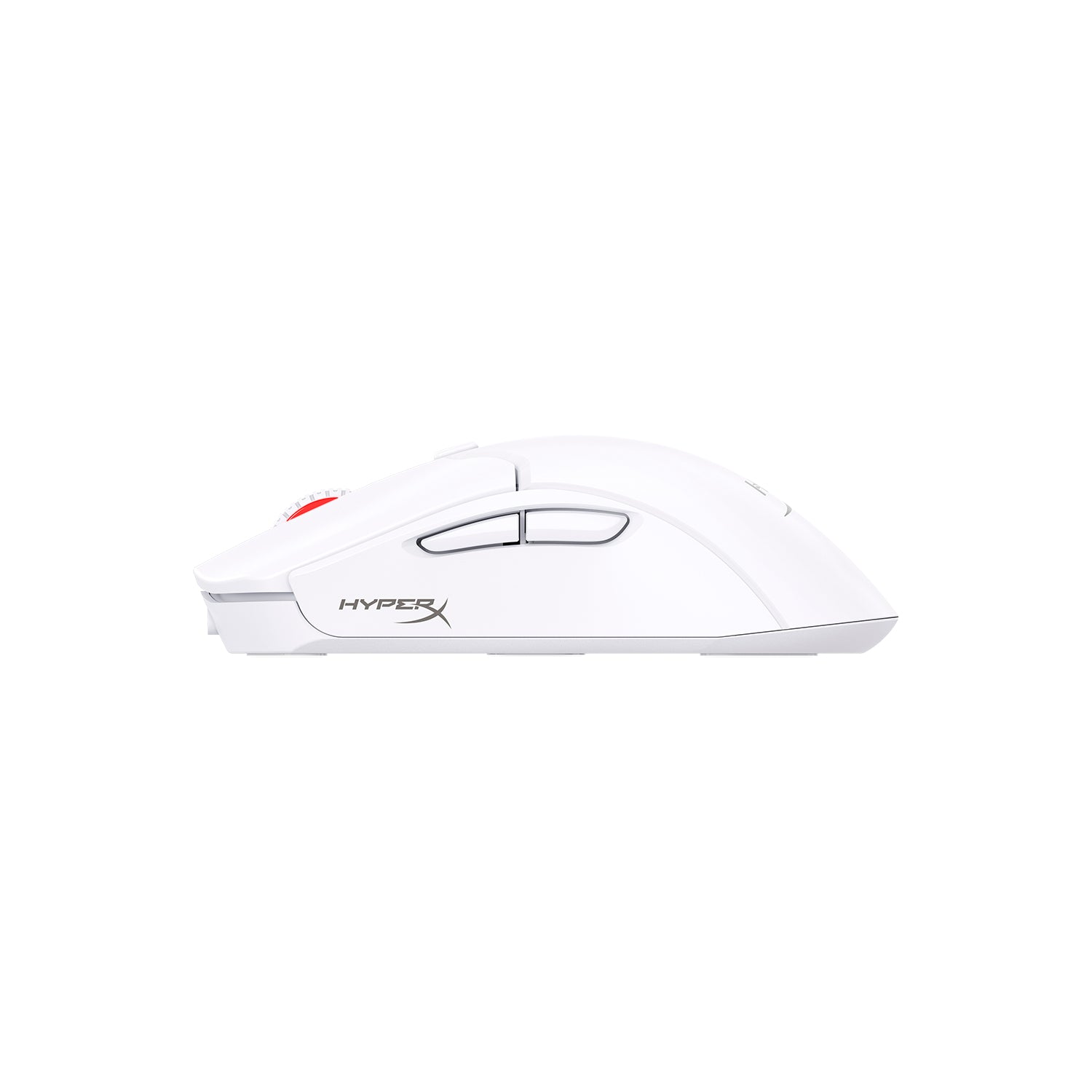 HyperX Pulsefire Haste 2 Mini Wireless White Gaming Mouse - side view