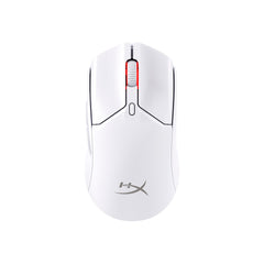 HyperX Pulsefire Haste 2 Mini Wireless White Gaming Mouse - main view from above