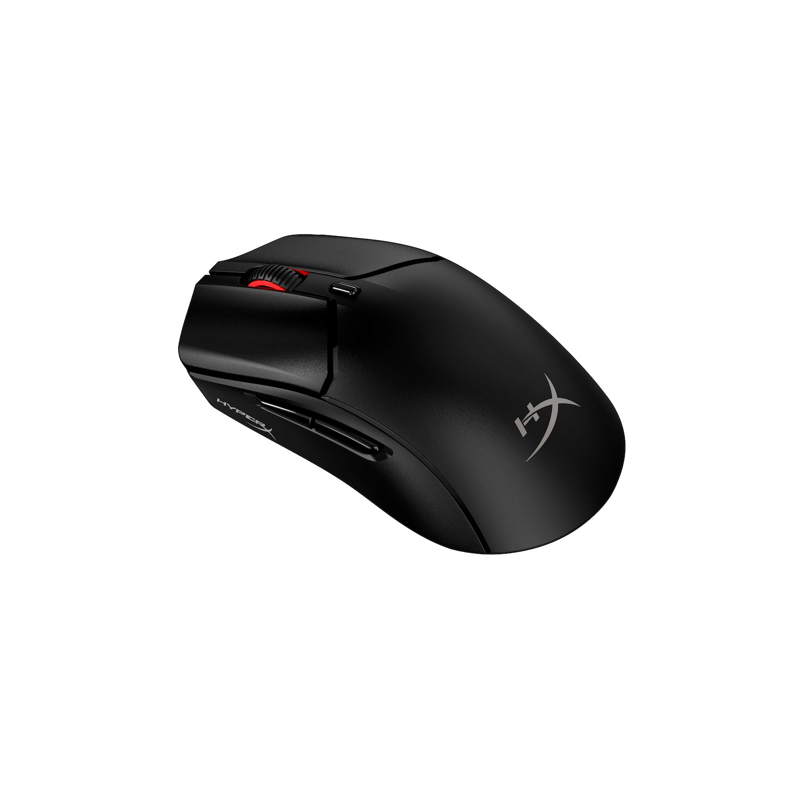 HyperX Pulsefire Haste 2 Wireless Black Gaming Mouse -  angled view from the right side
