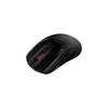 HyperX Pulsefire Haste 2 Wireless Black Gaming Mouse -  angled view from the left side