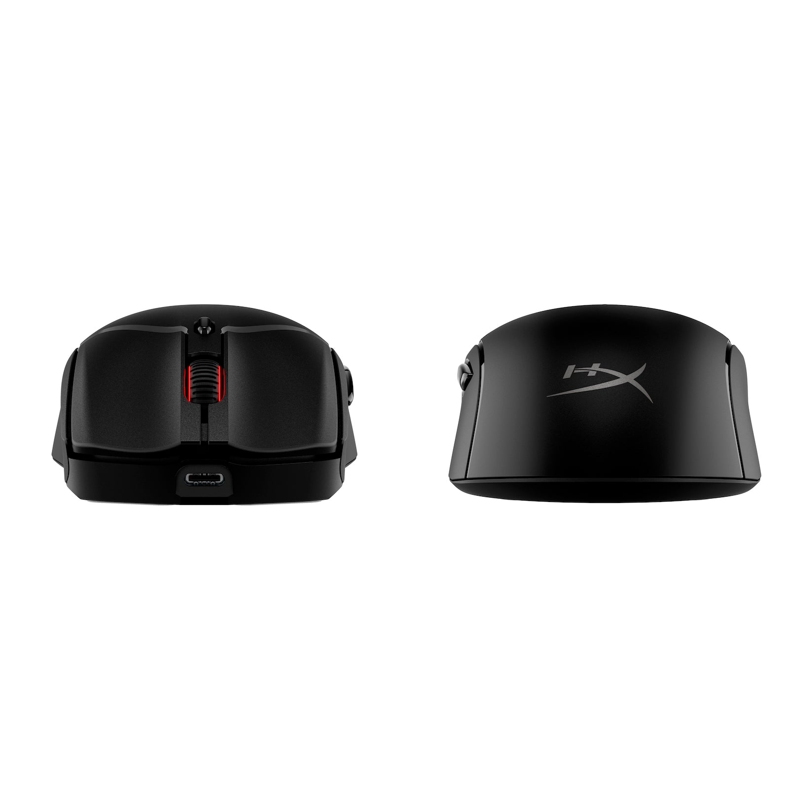 HyperX Pulsefire Haste 2 Wireless Black Gaming Mouse -  front and back view