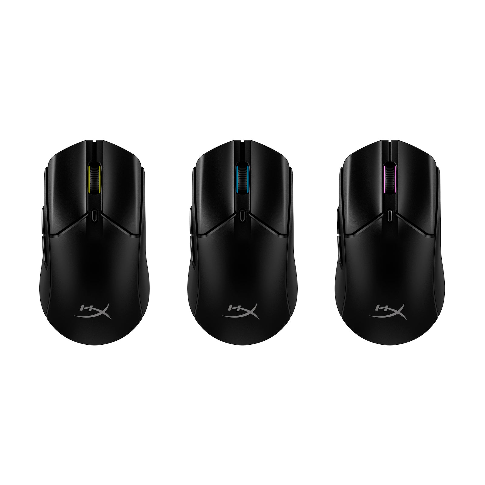 HyperX Pulsefire Haste 2 Wireless Black Gaming Mouse - showing RGB effects
