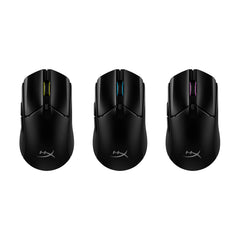HyperX Pulsefire Haste 2 Wireless Black Gaming Mouse - showing RGB effects