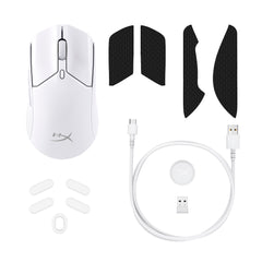 HyperX Pulsefire Haste 2 - Wireless Gaming Mouse (White) - 08