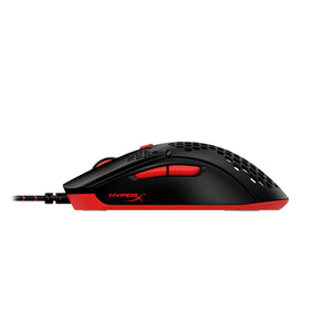 HyperX Pulsefire Haste Red-Black Gaming Mouse - view from the left side
